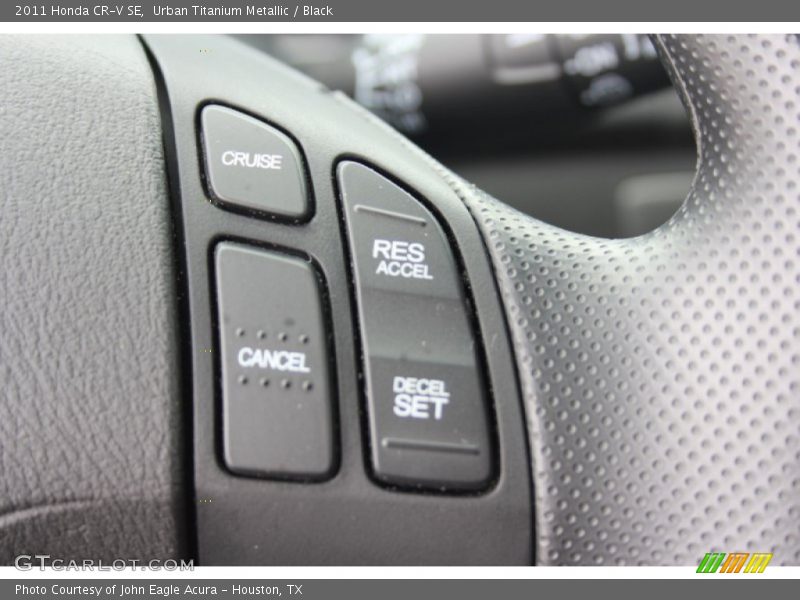 Urban Titanium Metallic / Black 2011 Honda CR-V SE