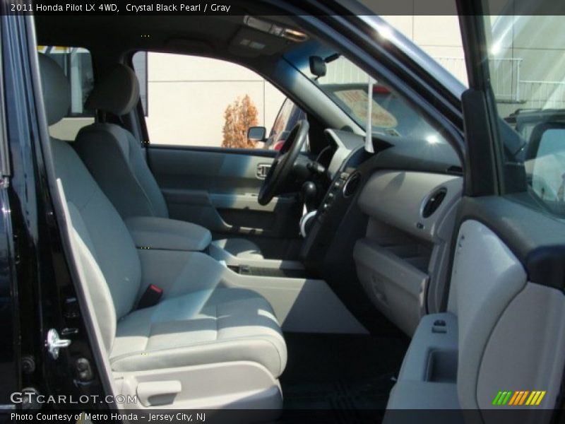 Crystal Black Pearl / Gray 2011 Honda Pilot LX 4WD
