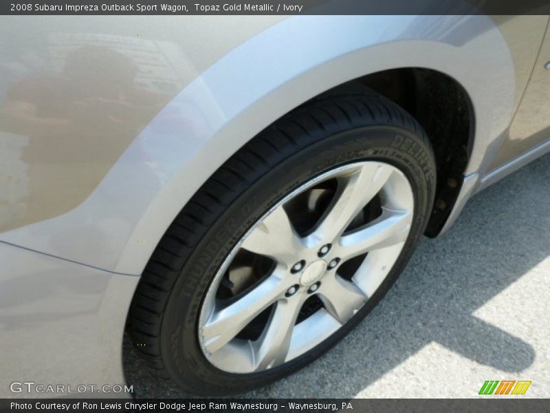 Topaz Gold Metallic / Ivory 2008 Subaru Impreza Outback Sport Wagon