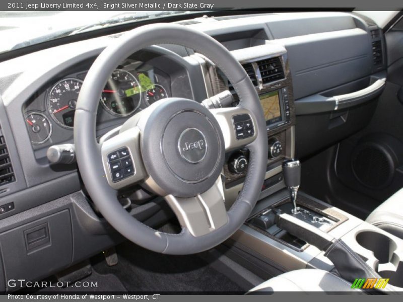 Bright Silver Metallic / Dark Slate Gray 2011 Jeep Liberty Limited 4x4
