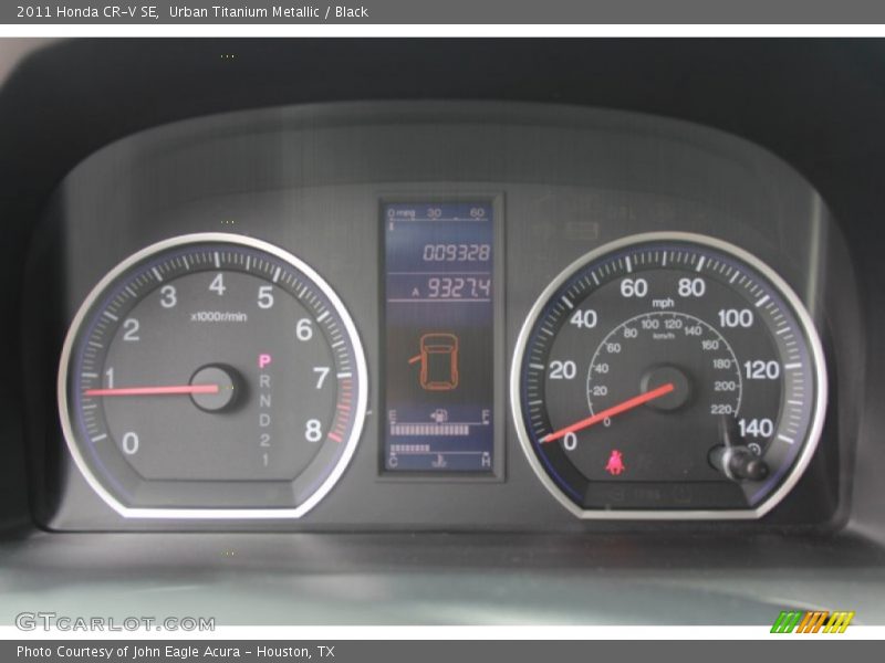 Urban Titanium Metallic / Black 2011 Honda CR-V SE