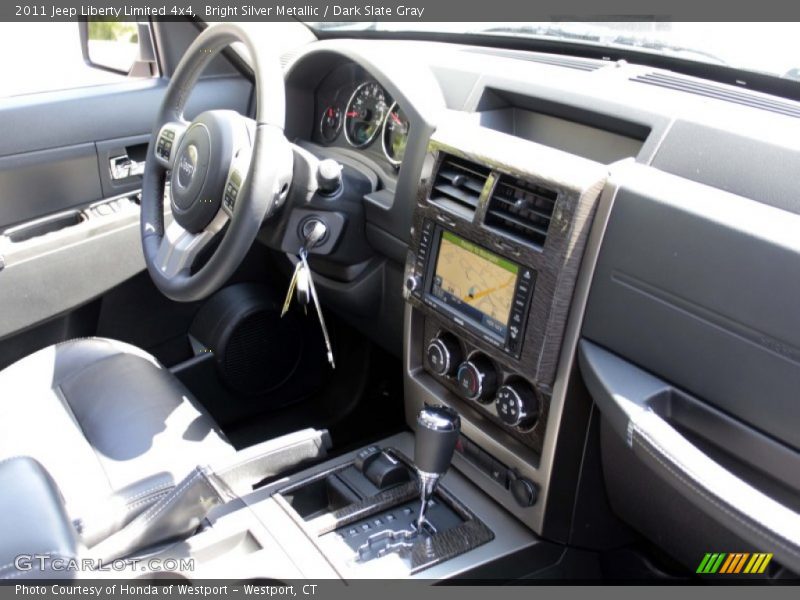 Bright Silver Metallic / Dark Slate Gray 2011 Jeep Liberty Limited 4x4