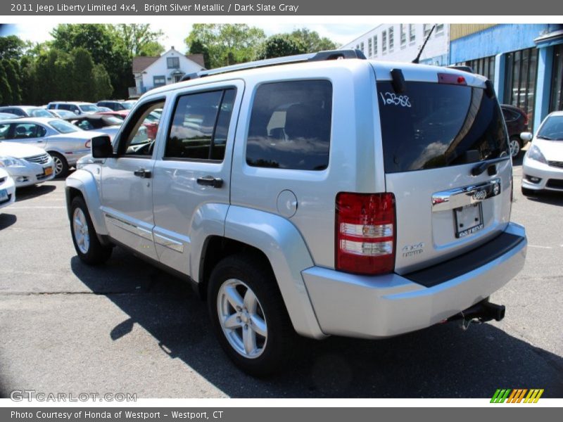 Bright Silver Metallic / Dark Slate Gray 2011 Jeep Liberty Limited 4x4