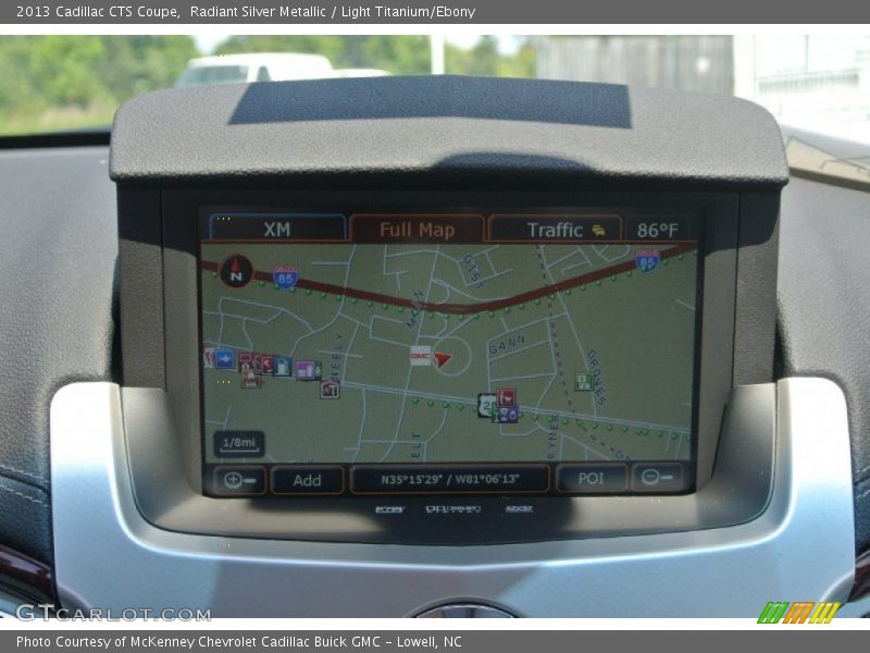 Radiant Silver Metallic / Light Titanium/Ebony 2013 Cadillac CTS Coupe