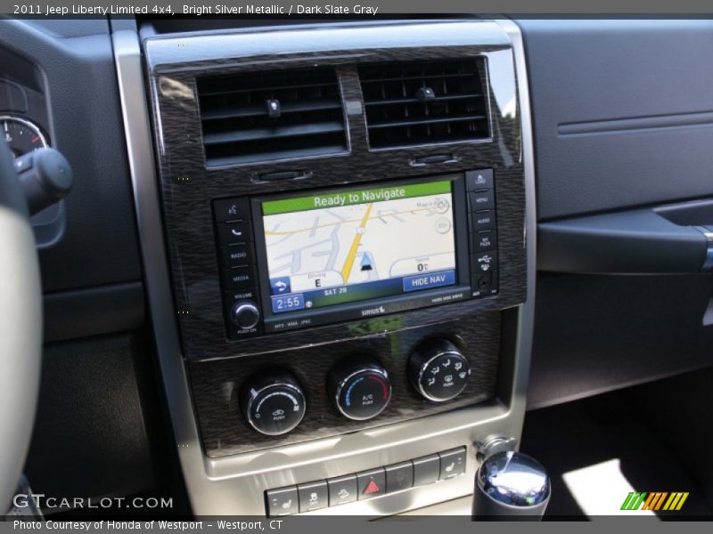 Bright Silver Metallic / Dark Slate Gray 2011 Jeep Liberty Limited 4x4