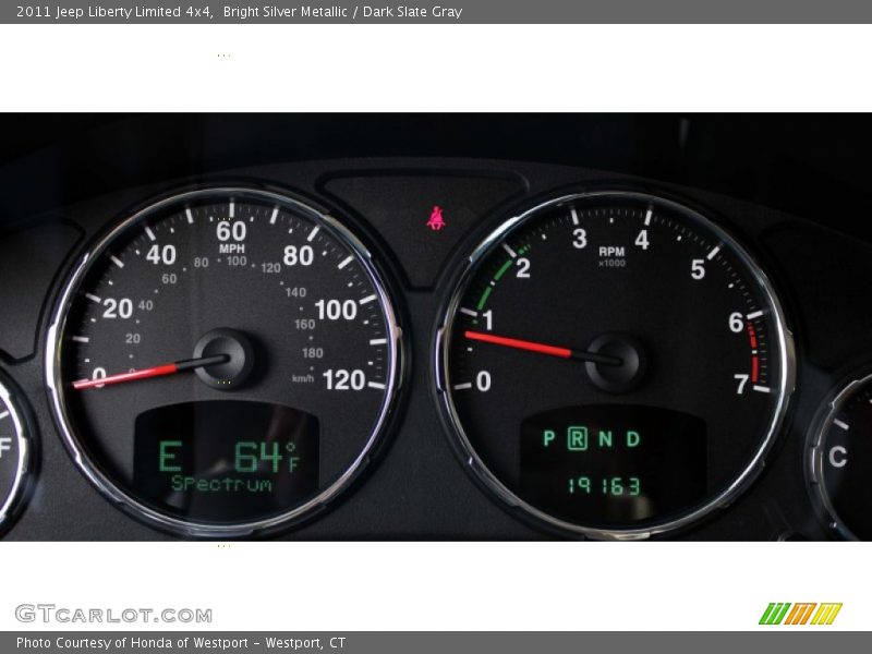 Bright Silver Metallic / Dark Slate Gray 2011 Jeep Liberty Limited 4x4