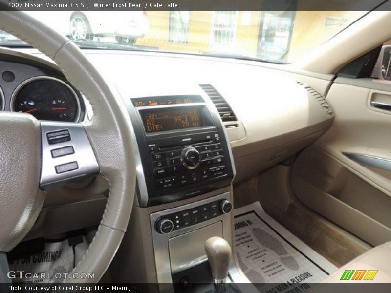 Winter Frost Pearl / Cafe Latte 2007 Nissan Maxima 3.5 SE