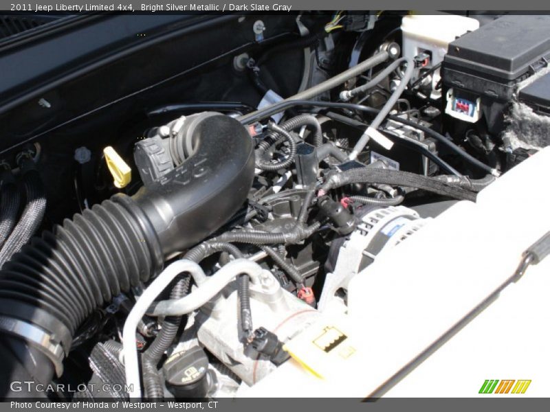 Bright Silver Metallic / Dark Slate Gray 2011 Jeep Liberty Limited 4x4