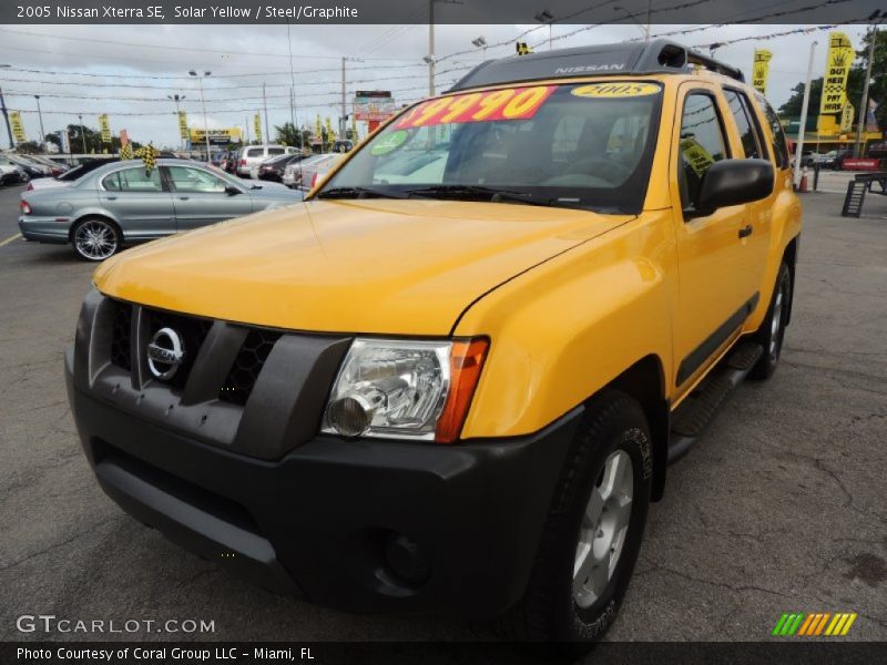 Solar Yellow / Steel/Graphite 2005 Nissan Xterra SE