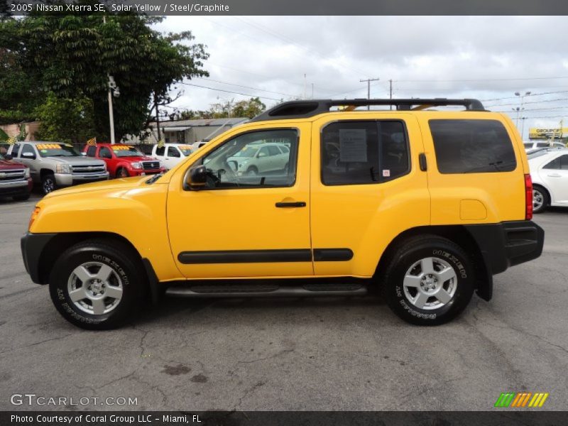 Solar Yellow / Steel/Graphite 2005 Nissan Xterra SE