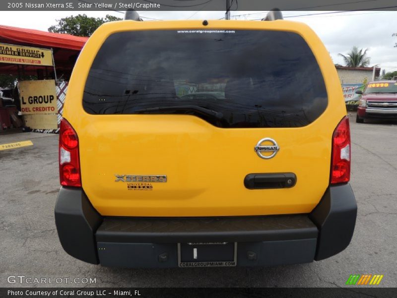 Solar Yellow / Steel/Graphite 2005 Nissan Xterra SE