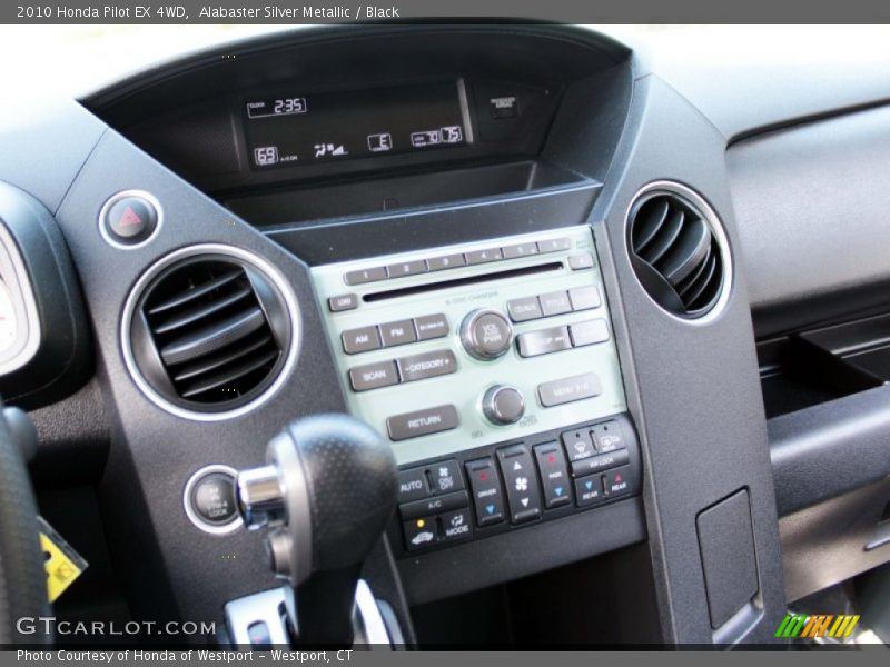 Alabaster Silver Metallic / Black 2010 Honda Pilot EX 4WD