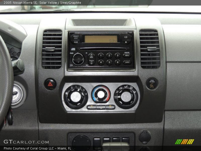 Solar Yellow / Steel/Graphite 2005 Nissan Xterra SE