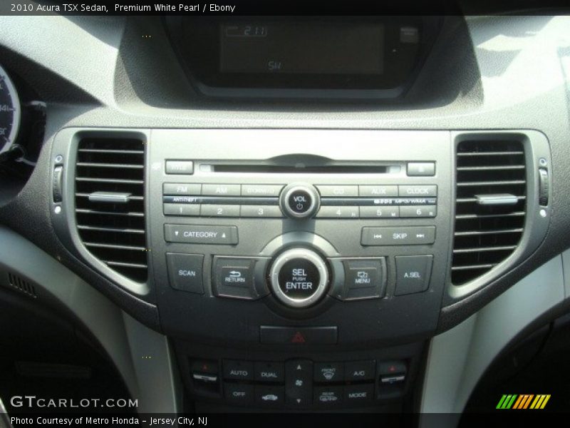 Premium White Pearl / Ebony 2010 Acura TSX Sedan