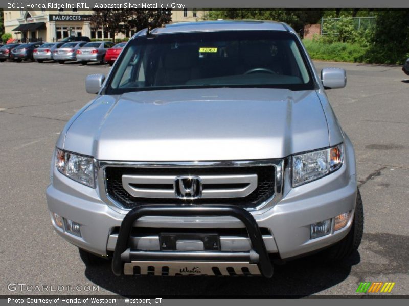 Alabaster Silver Metallic / Gray 2011 Honda Ridgeline RTL