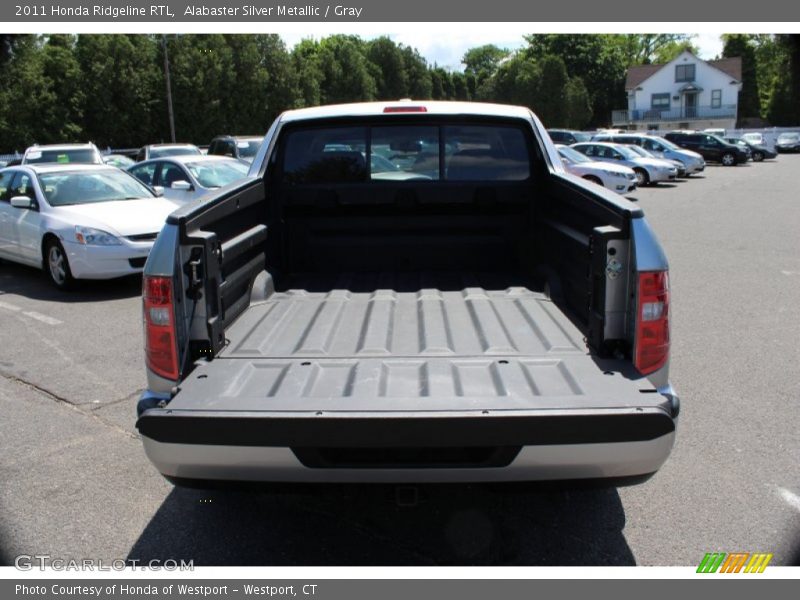 Alabaster Silver Metallic / Gray 2011 Honda Ridgeline RTL