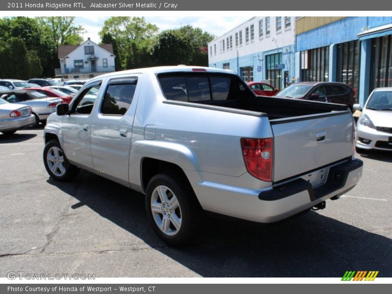 Alabaster Silver Metallic / Gray 2011 Honda Ridgeline RTL