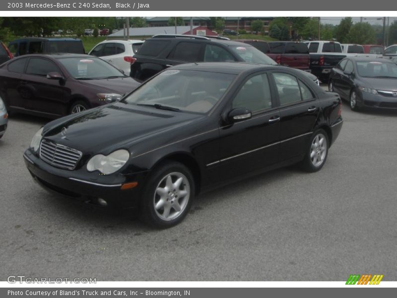 Black / Java 2003 Mercedes-Benz C 240 Sedan