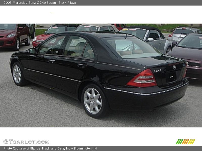 Black / Java 2003 Mercedes-Benz C 240 Sedan