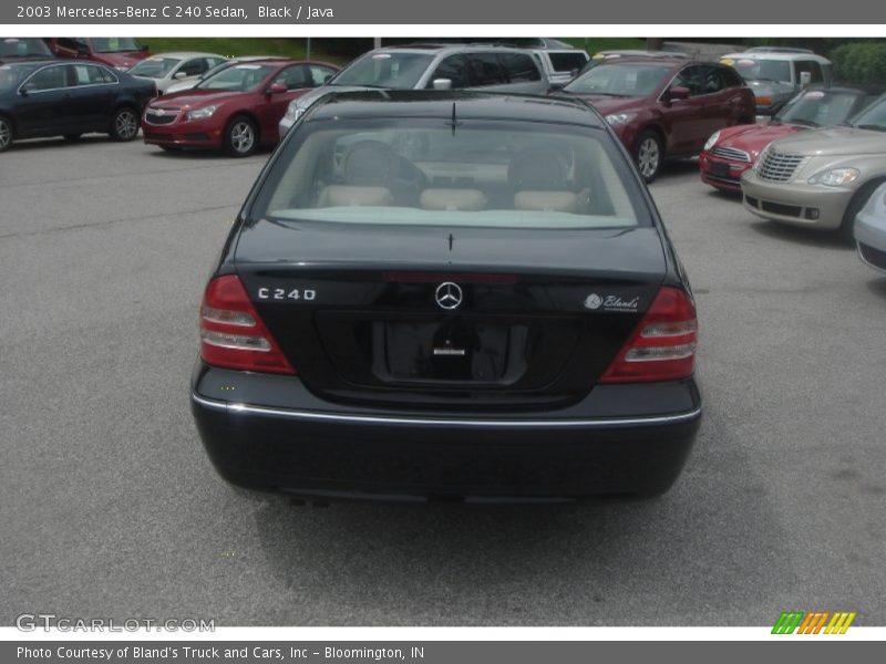 Black / Java 2003 Mercedes-Benz C 240 Sedan
