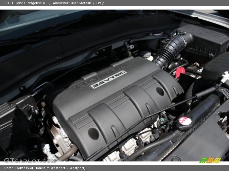 Alabaster Silver Metallic / Gray 2011 Honda Ridgeline RTL