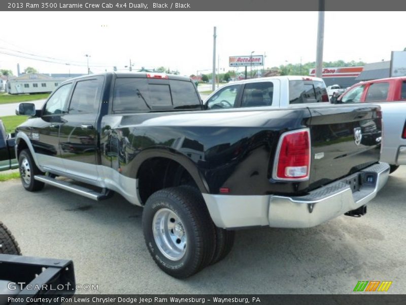 Black / Black 2013 Ram 3500 Laramie Crew Cab 4x4 Dually