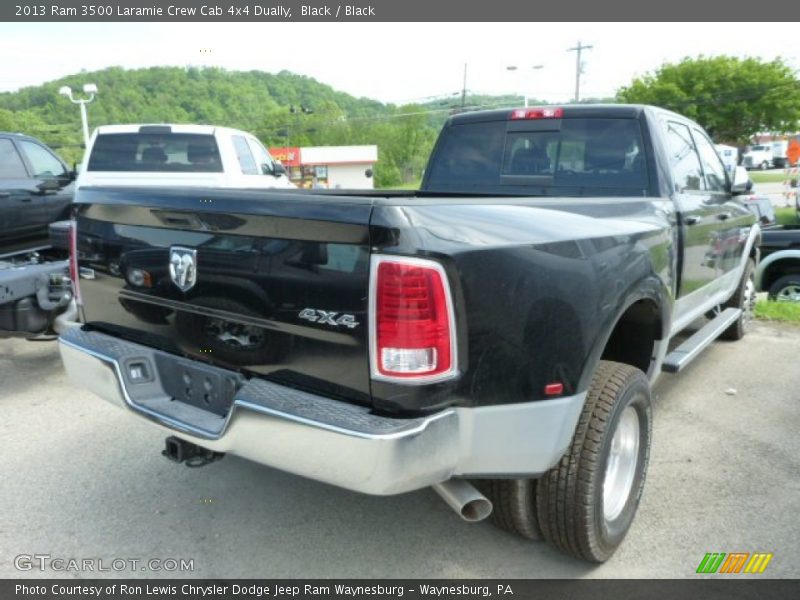 Black / Black 2013 Ram 3500 Laramie Crew Cab 4x4 Dually