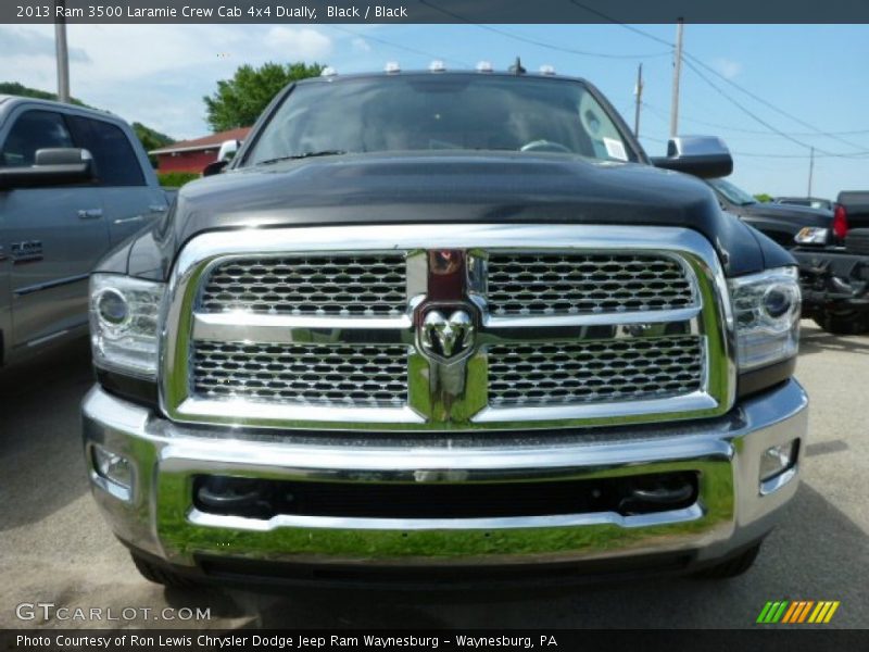Black / Black 2013 Ram 3500 Laramie Crew Cab 4x4 Dually