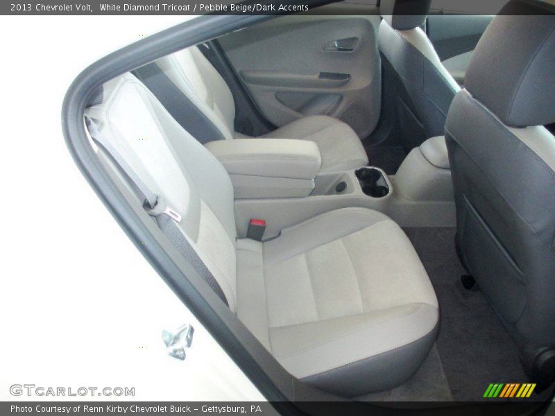 White Diamond Tricoat / Pebble Beige/Dark Accents 2013 Chevrolet Volt