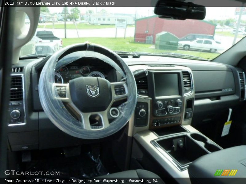 Black / Black 2013 Ram 3500 Laramie Crew Cab 4x4 Dually