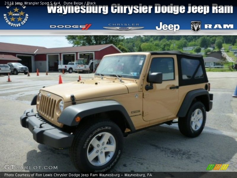 Dune Beige / Black 2013 Jeep Wrangler Sport S 4x4
