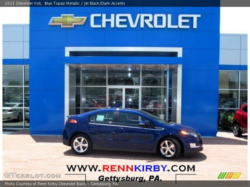 Blue Topaz Metallic / Jet Black/Dark Accents 2013 Chevrolet Volt