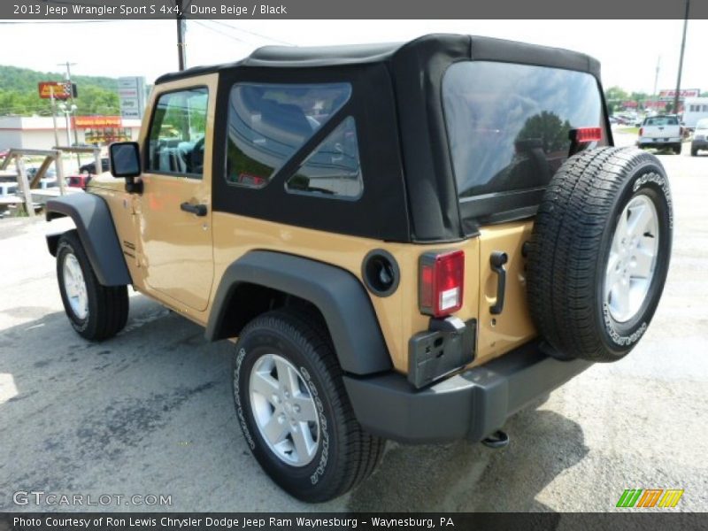 Dune Beige / Black 2013 Jeep Wrangler Sport S 4x4