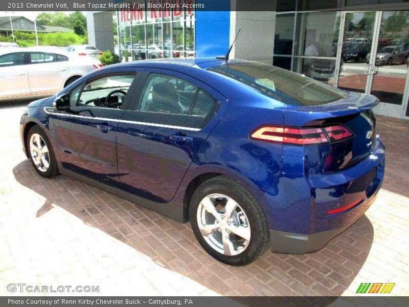 Blue Topaz Metallic / Jet Black/Dark Accents 2013 Chevrolet Volt