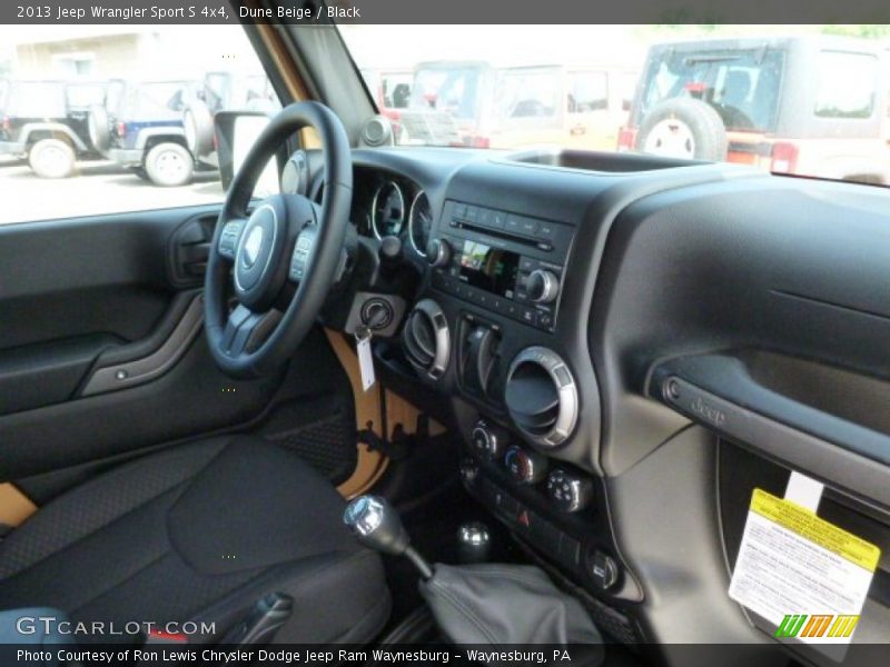 Dashboard of 2013 Wrangler Sport S 4x4