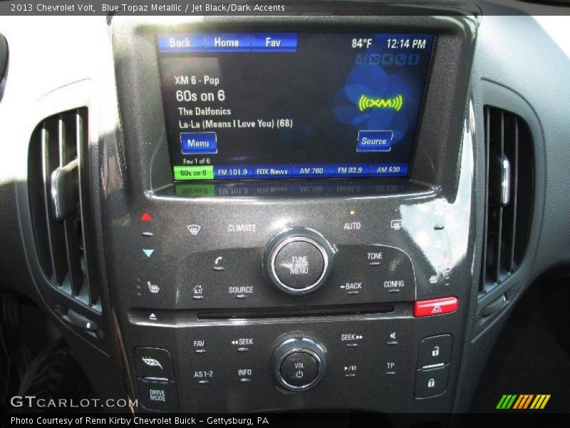 Blue Topaz Metallic / Jet Black/Dark Accents 2013 Chevrolet Volt