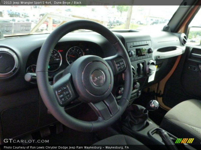 Dune Beige / Black 2013 Jeep Wrangler Sport S 4x4