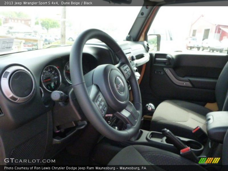 Dune Beige / Black 2013 Jeep Wrangler Sport S 4x4