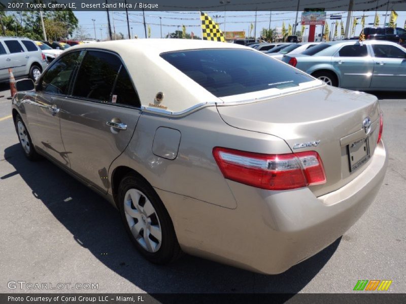 Desert Sand Mica / Bisque 2007 Toyota Camry LE