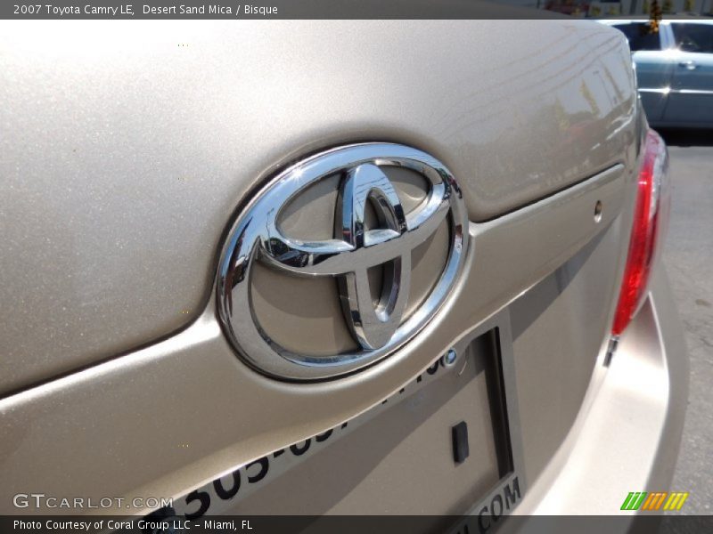 Desert Sand Mica / Bisque 2007 Toyota Camry LE