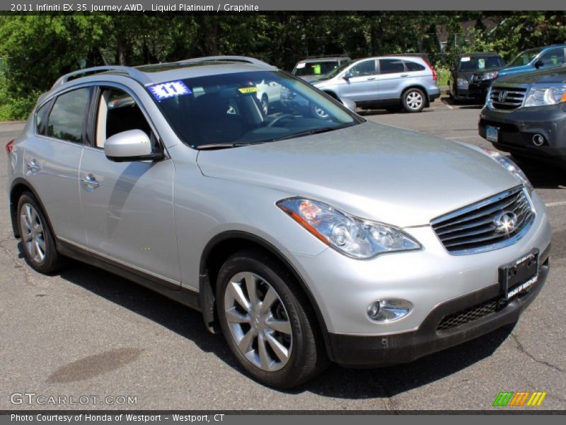 Liquid Platinum / Graphite 2011 Infiniti EX 35 Journey AWD