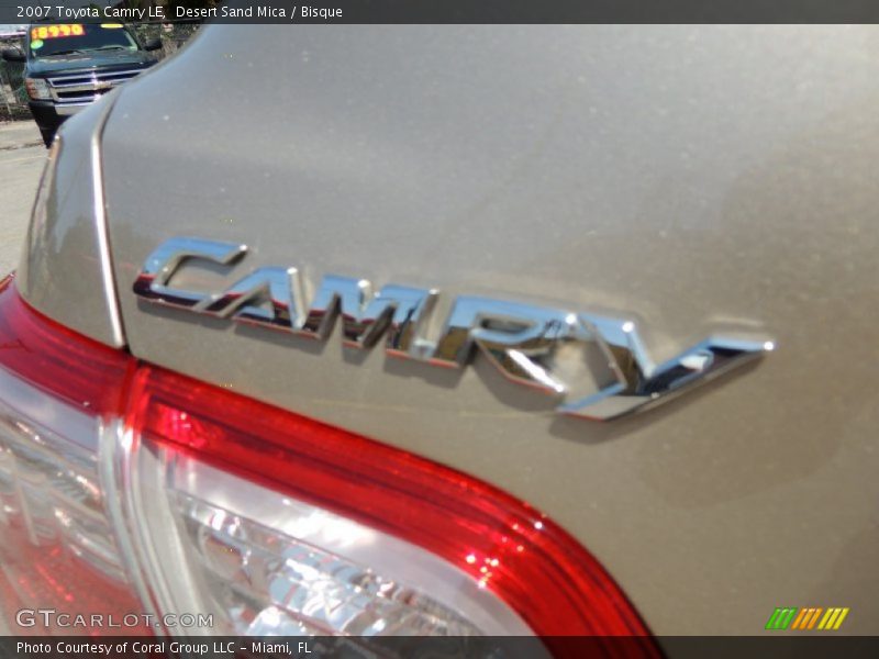 Desert Sand Mica / Bisque 2007 Toyota Camry LE