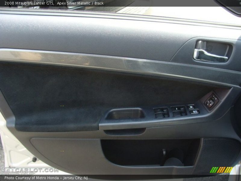 Apex Silver Metallic / Black 2008 Mitsubishi Lancer GTS
