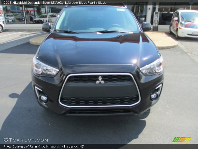 Labrador Black Pearl / Black 2013 Mitsubishi Outlander Sport LE AWD