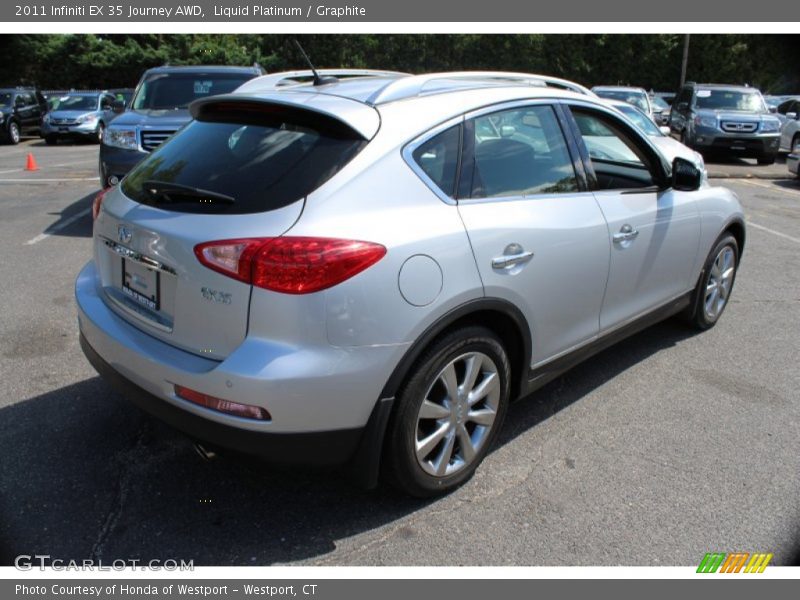Liquid Platinum / Graphite 2011 Infiniti EX 35 Journey AWD