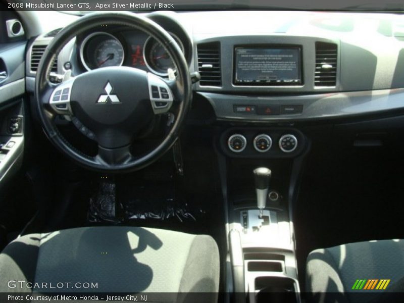 Apex Silver Metallic / Black 2008 Mitsubishi Lancer GTS