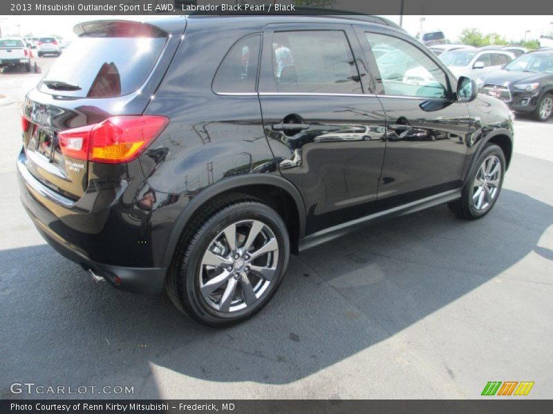Labrador Black Pearl / Black 2013 Mitsubishi Outlander Sport LE AWD