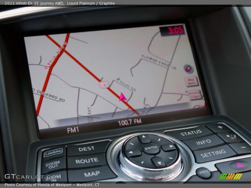 Liquid Platinum / Graphite 2011 Infiniti EX 35 Journey AWD