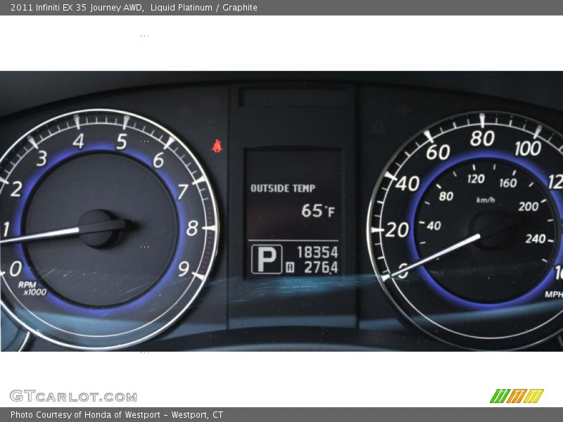 Liquid Platinum / Graphite 2011 Infiniti EX 35 Journey AWD