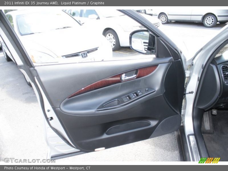 Liquid Platinum / Graphite 2011 Infiniti EX 35 Journey AWD